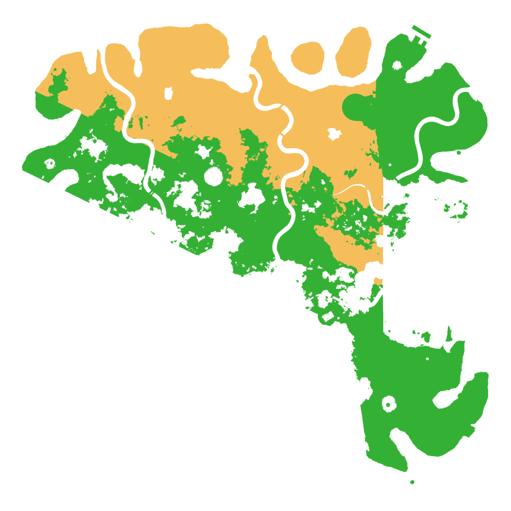 Biome Rust Map: Procedural Map, Size: 5000, Seed: 452413478