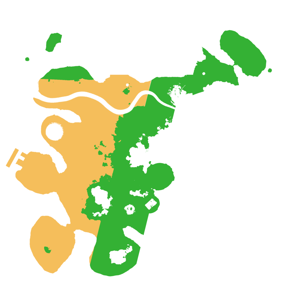 Biome Rust Map: Procedural Map, Size: 3000, Seed: 1848160360