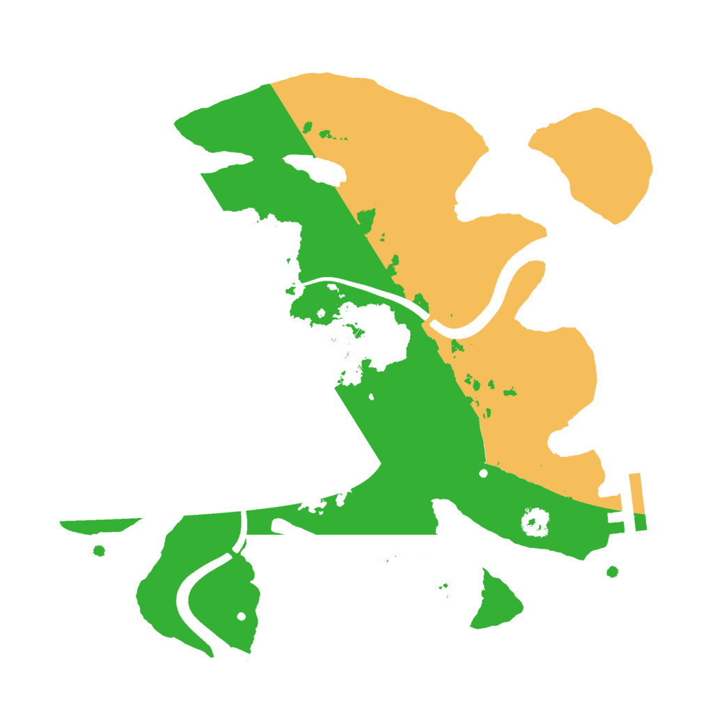 Biome Rust Map: Procedural Map, Size: 2500, Seed: 935654321