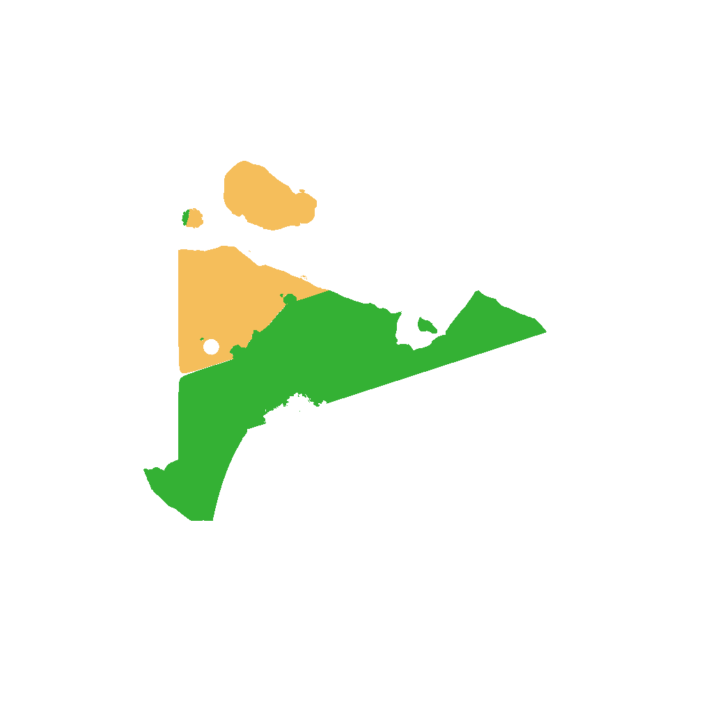 Biome Rust Map: Procedural Map, Size: 1400, Seed: 661899989