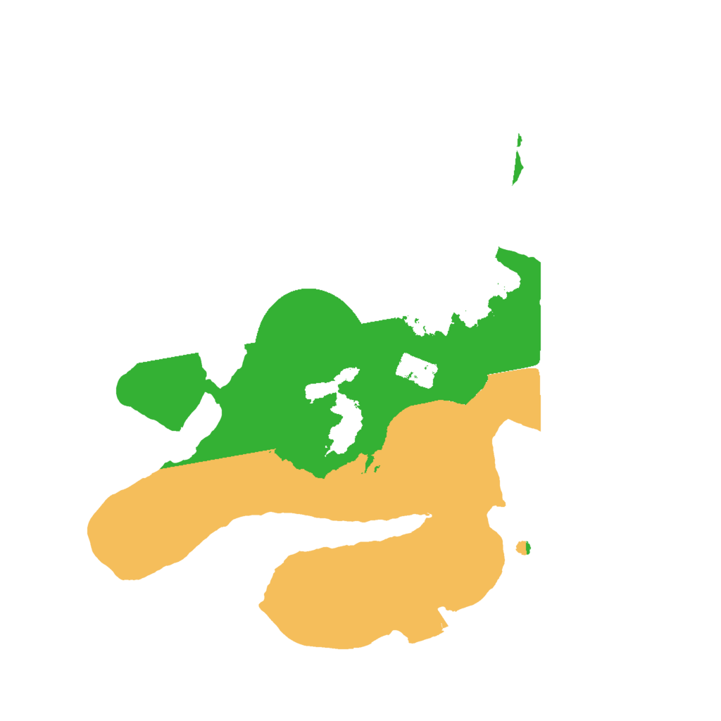 Biome Rust Map: Procedural Map, Size: 2000, Seed: 524217134