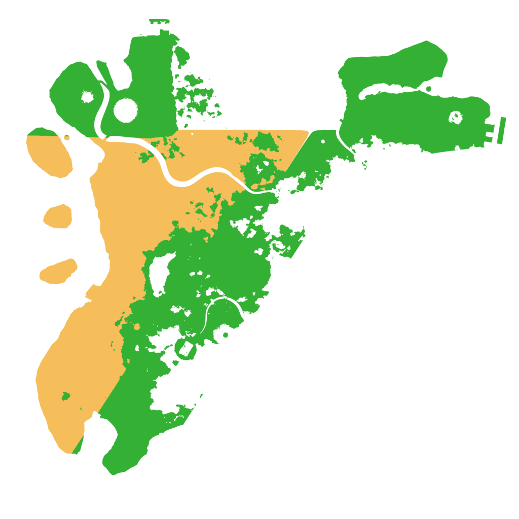 Biome Rust Map: Procedural Map, Size: 3900, Seed: 721999