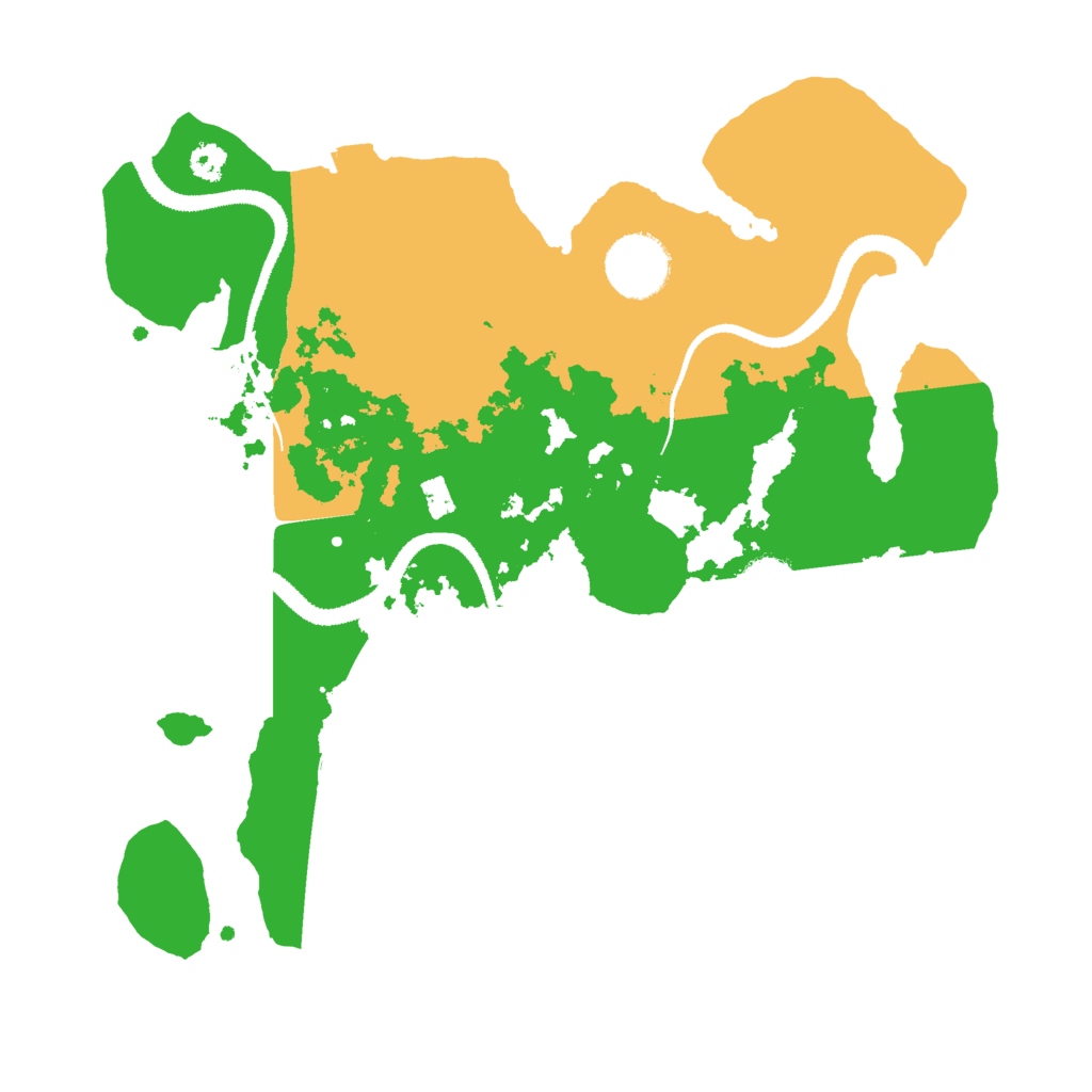 Biome Rust Map: Procedural Map, Size: 3000, Seed: 1230497094