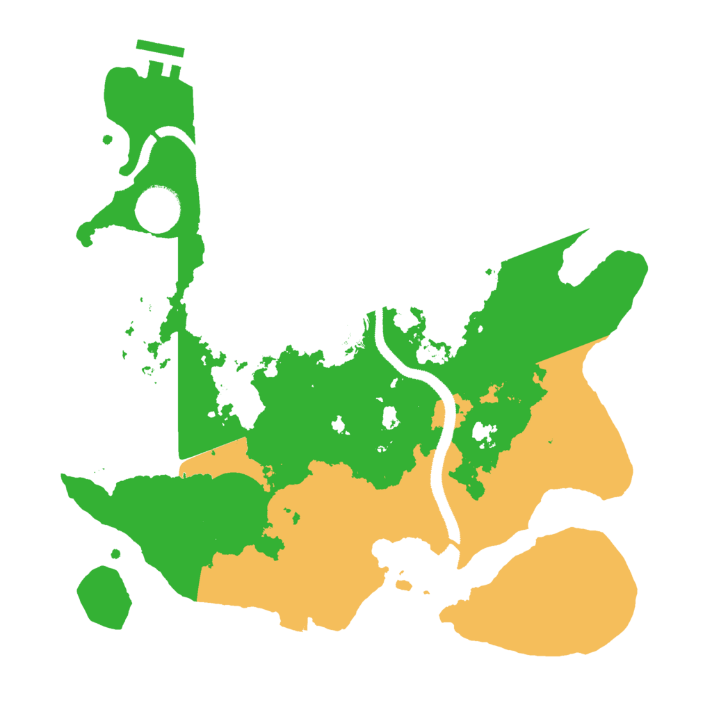 Biome Rust Map: Procedural Map, Size: 3000, Seed: 21931