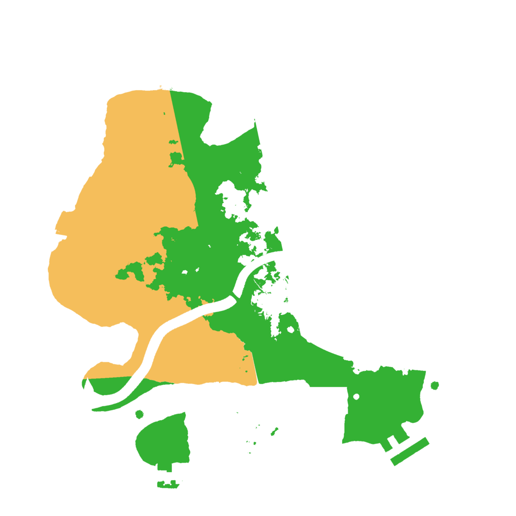 Biome Rust Map: Procedural Map, Size: 2500, Seed: 1721157662