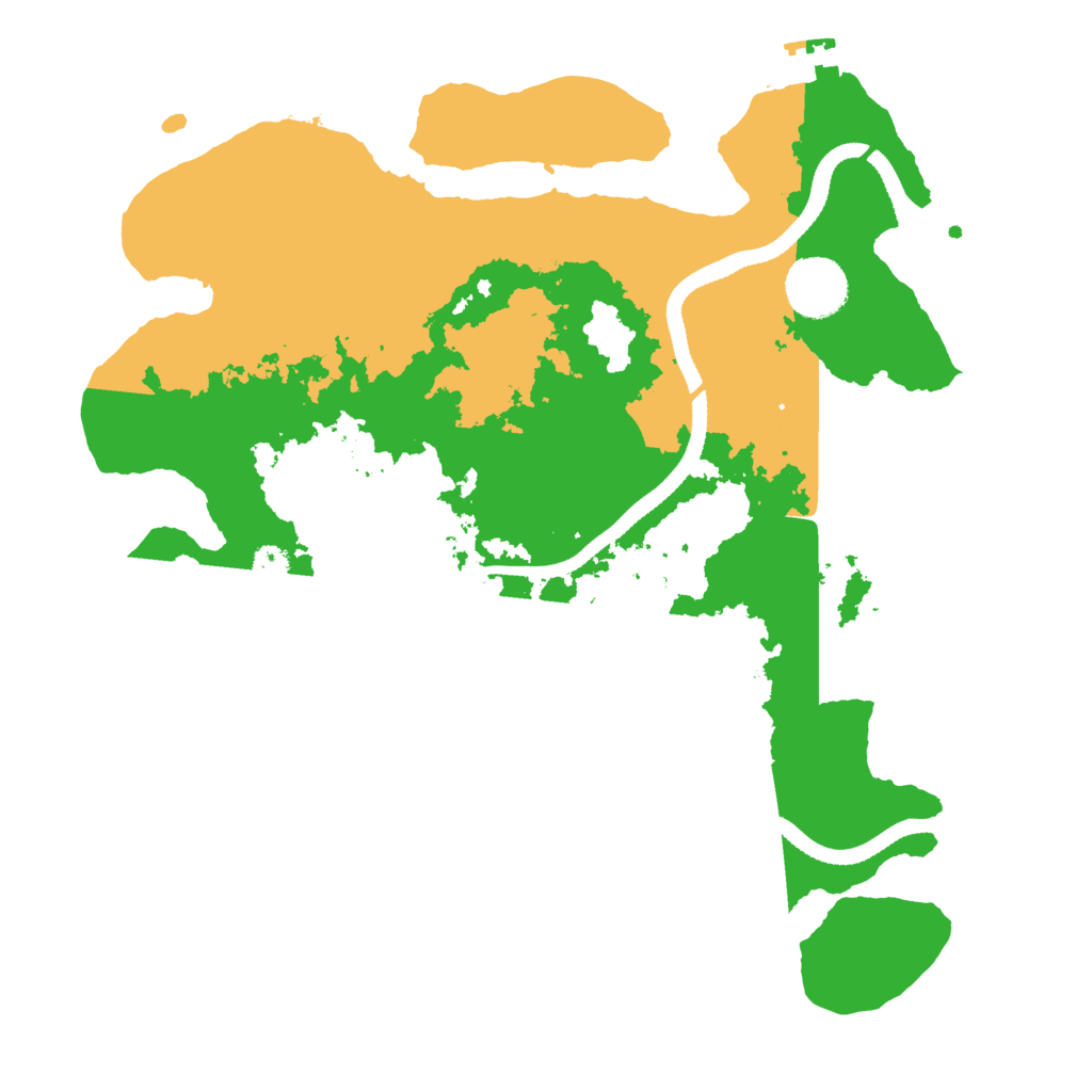 Biome Rust Map: Procedural Map, Size: 3250, Seed: 1277747188