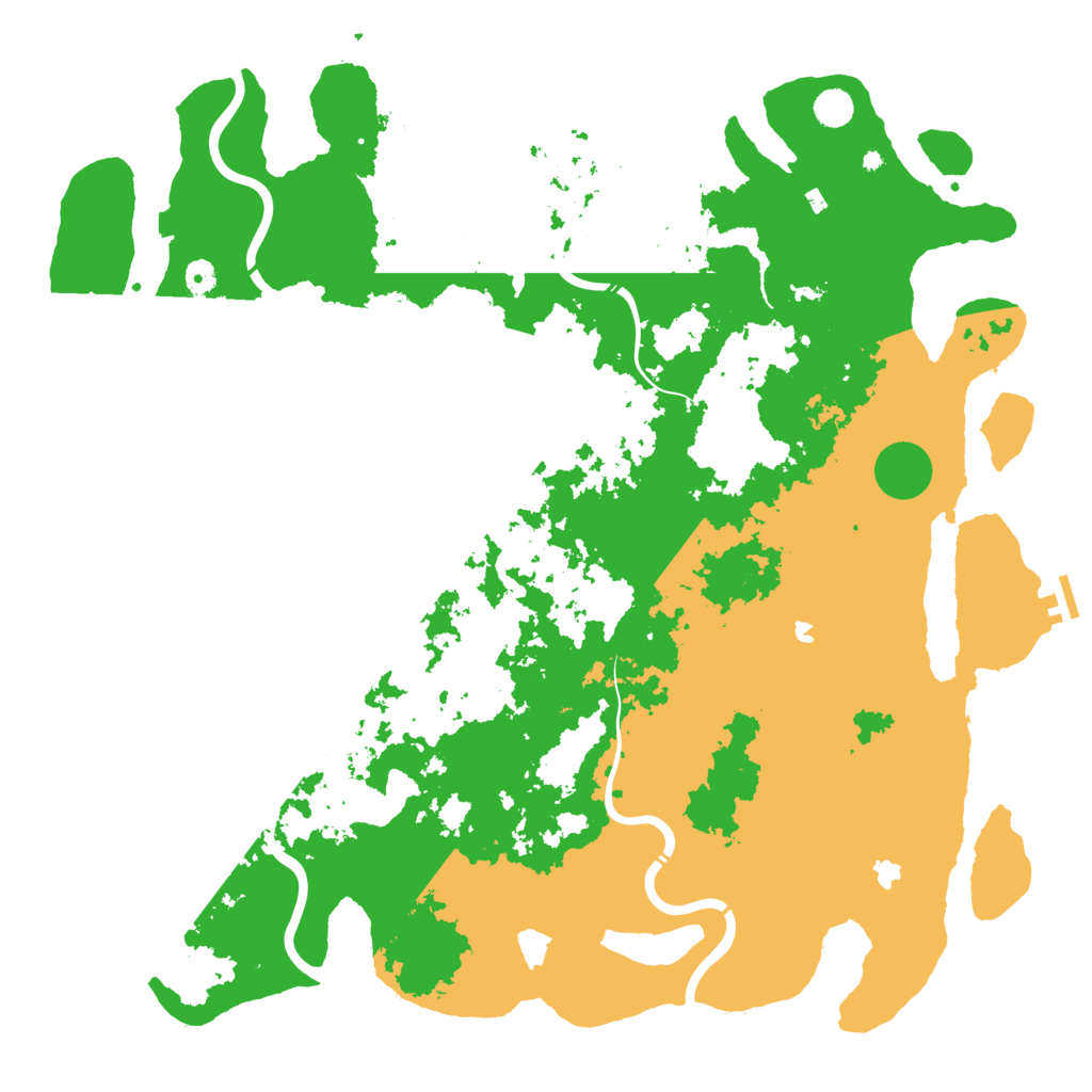 Biome Rust Map: Procedural Map, Size: 5000, Seed: 1332276217