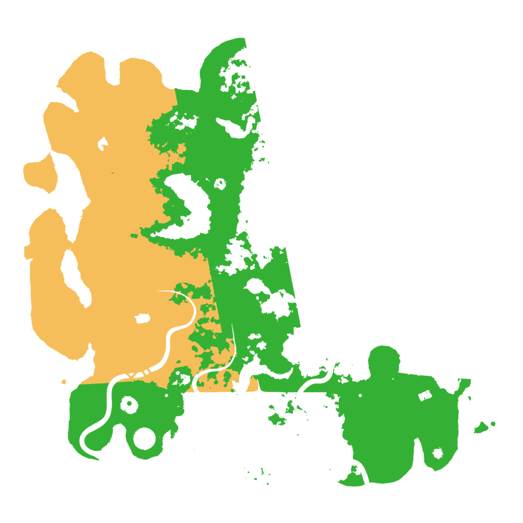 Biome Rust Map: Procedural Map, Size: 4500, Seed: 24195490