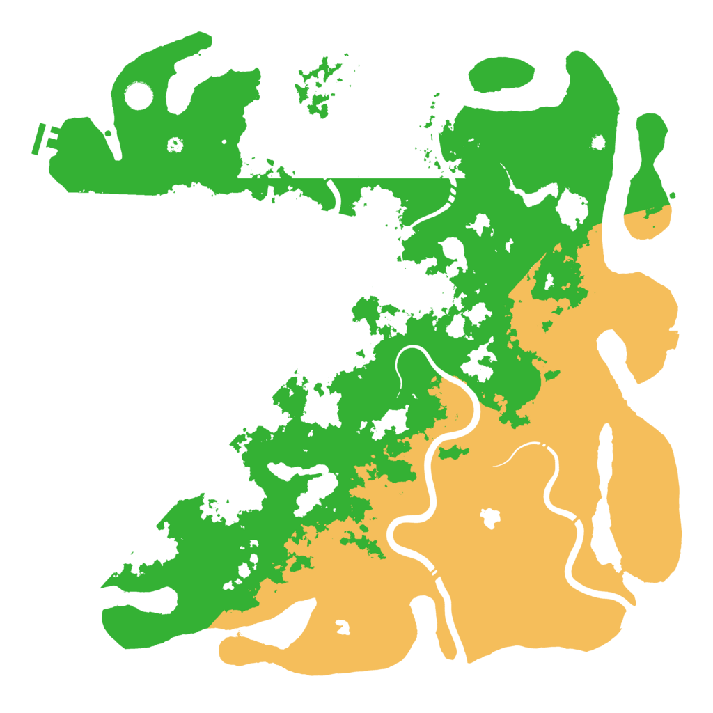 Biome Rust Map: Procedural Map, Size: 4500, Seed: 85196126