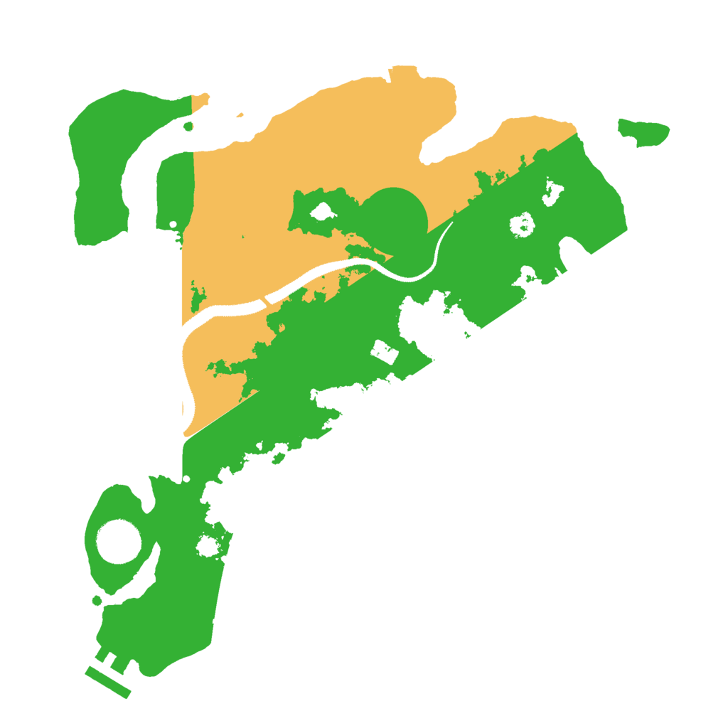 Biome Rust Map: Procedural Map, Size: 3000, Seed: 987456456