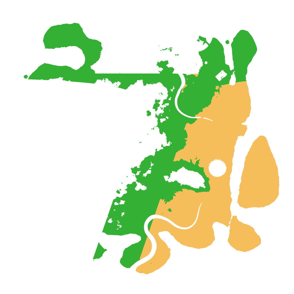 Biome Rust Map: Procedural Map, Size: 3000, Seed: 681279341