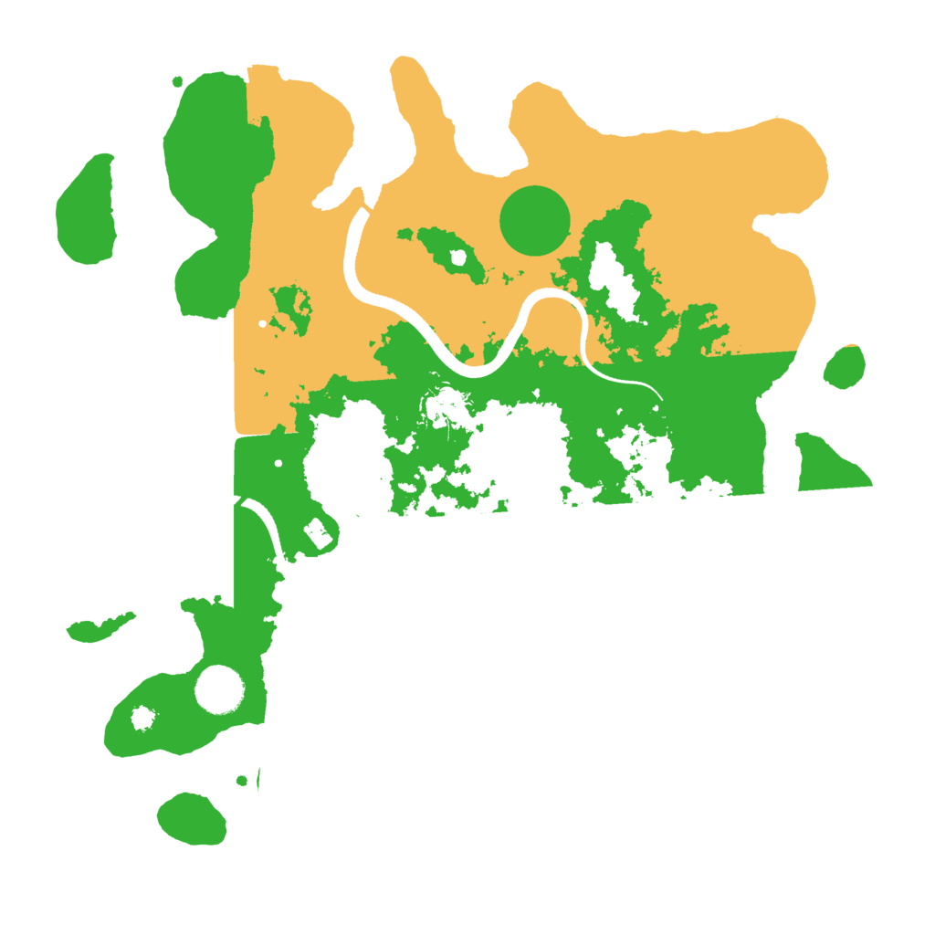 Biome Rust Map: Procedural Map, Size: 3500, Seed: 1654893572