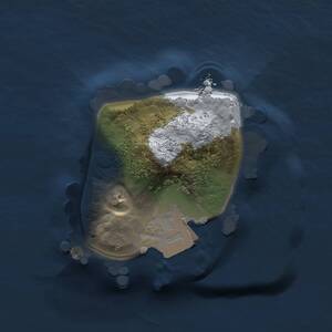 Thumbnail Rust Map: Procedural Map, Size: 1000, Seed: 35316548, 1 Monuments
