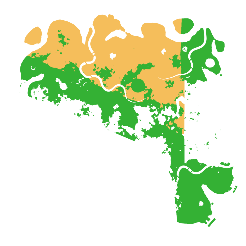 Biome Rust Map: Procedural Map, Size: 4750, Seed: 1999814158