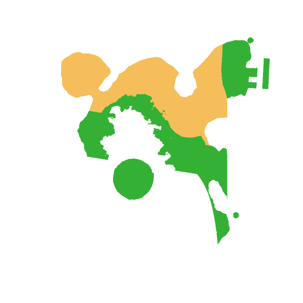 Biome Rust Map: Procedural Map, Size: 2000, Seed: 1356923124