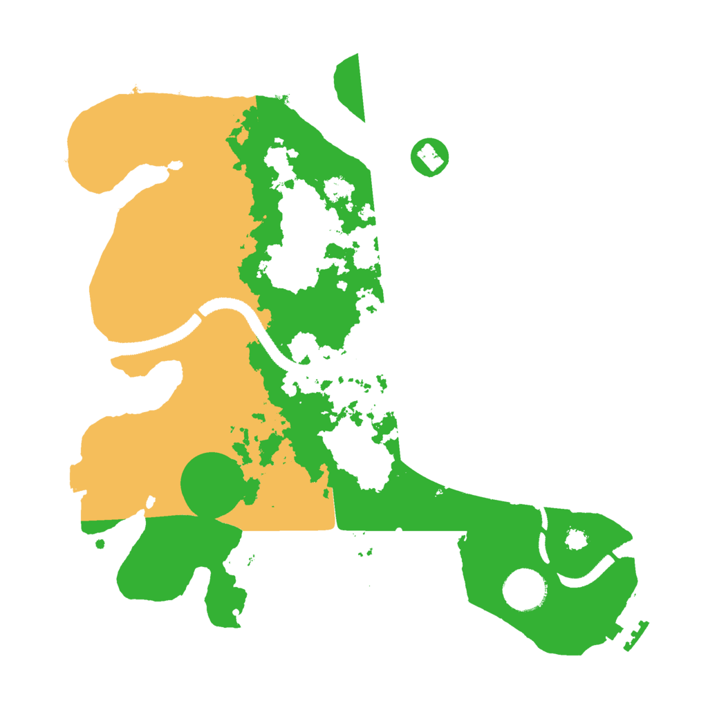 Biome Rust Map: Procedural Map, Size: 3000, Seed: 2478854