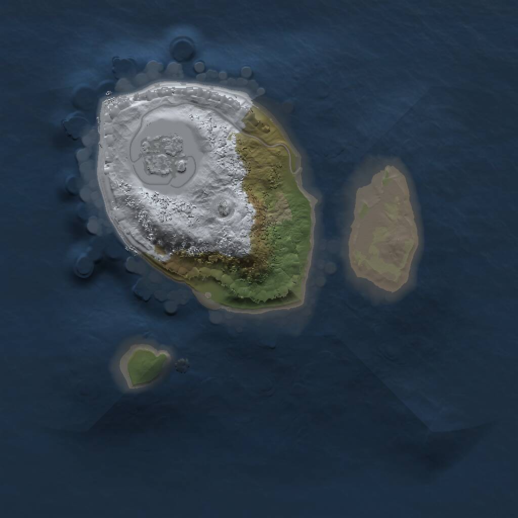 Rust Map: Procedural Map, Size: 1359, Seed: 1363318853, 2 Monuments