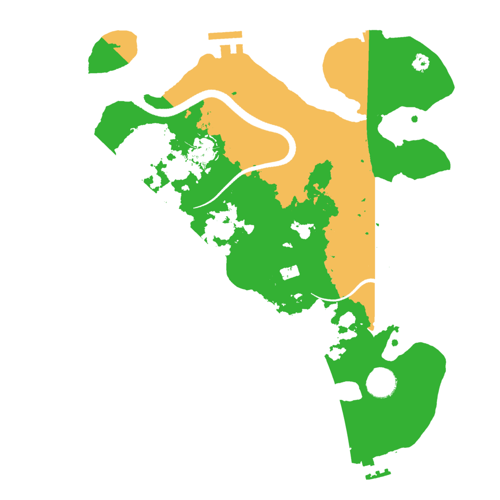 Biome Rust Map: Procedural Map, Size: 3000, Seed: 52694