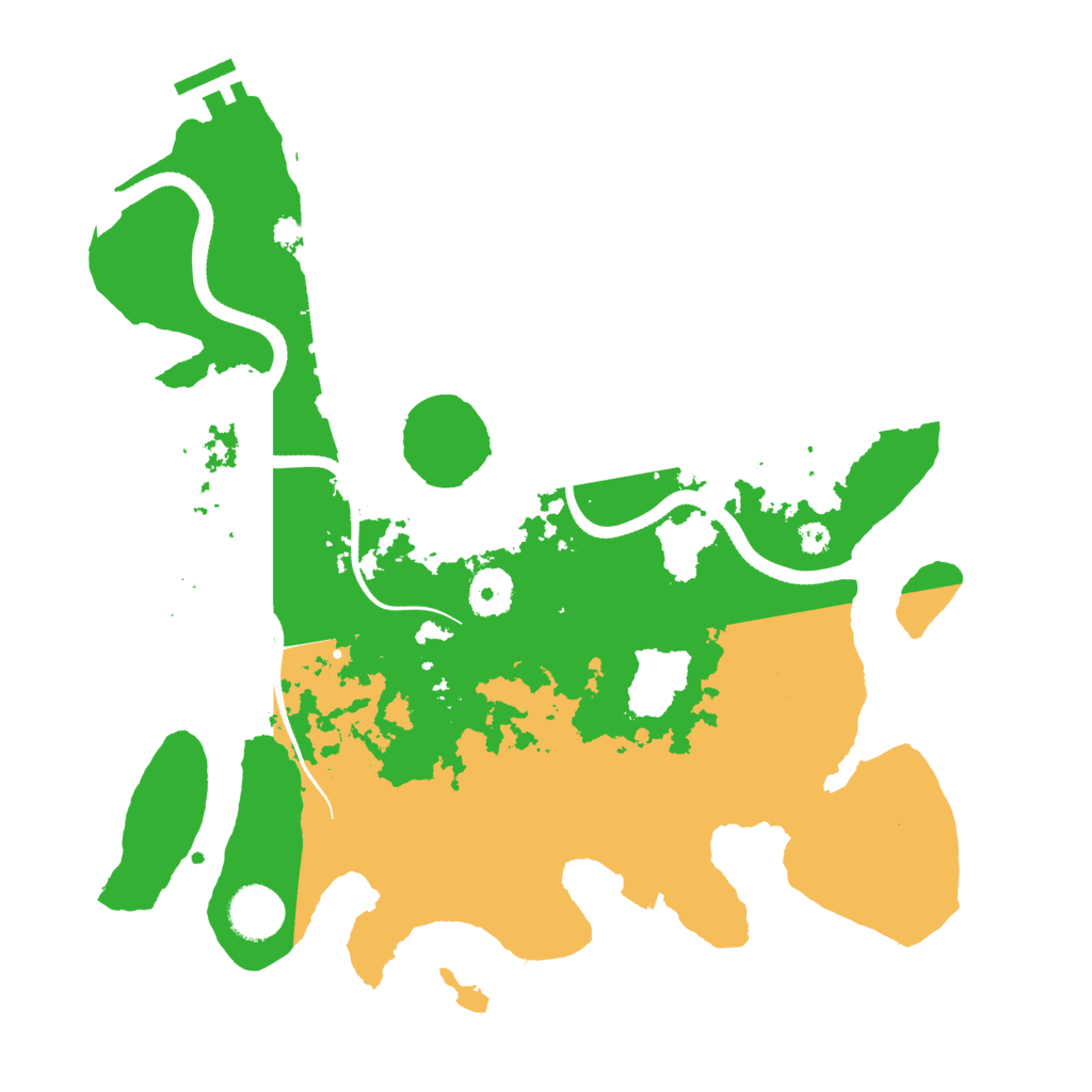 Biome Rust Map: Procedural Map, Size: 3500, Seed: 357177954