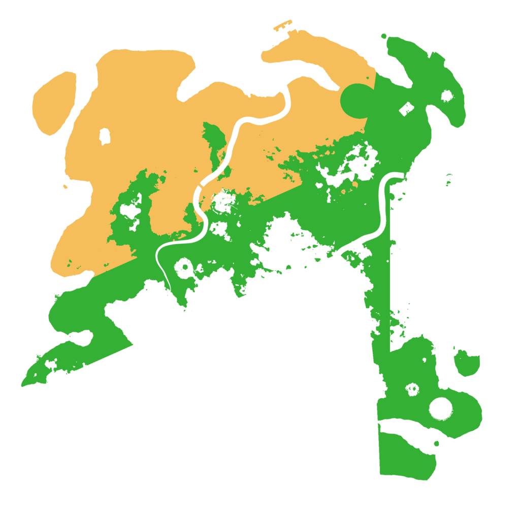 Biome Rust Map: Procedural Map, Size: 4000, Seed: 3748291