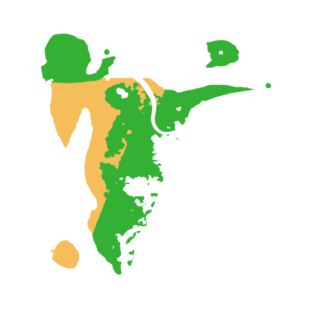 Biome Rust Map: Procedural Map, Size: 2300, Seed: 1242501189