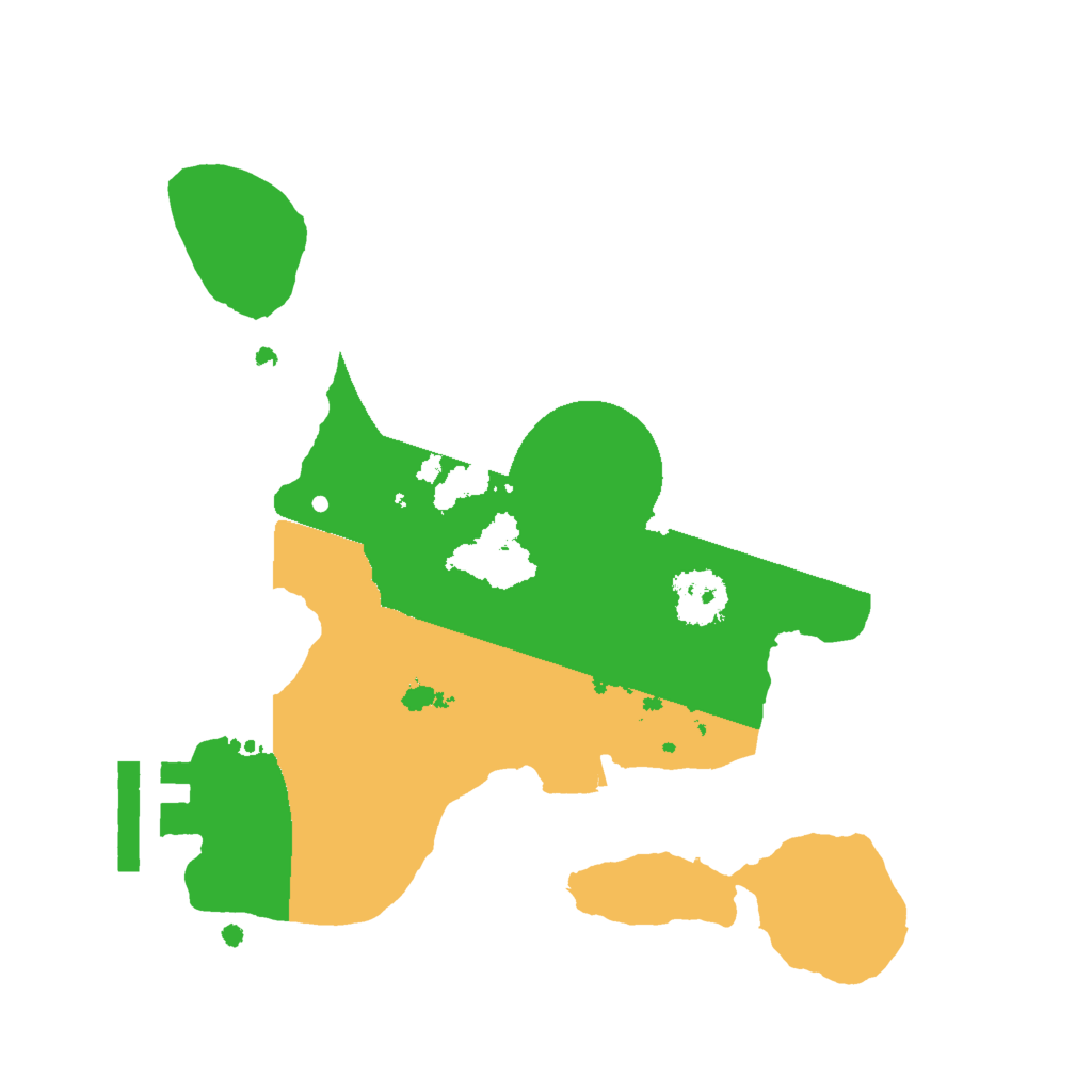 Biome Rust Map: Procedural Map, Size: 2000, Seed: 2028357019