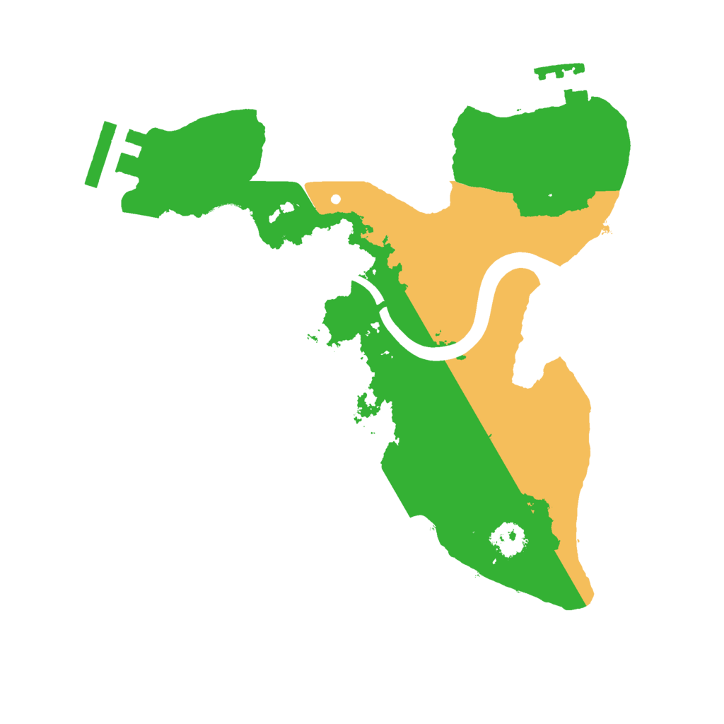 Biome Rust Map: Procedural Map, Size: 2201, Seed: 467912161