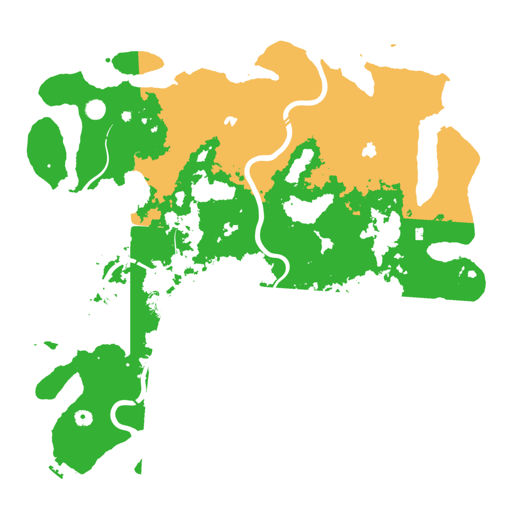 Biome Rust Map: Procedural Map, Size: 4500, Seed: 1896208417
