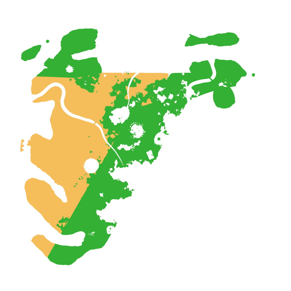 Biome Rust Map: Procedural Map, Size: 3600, Seed: 637273826