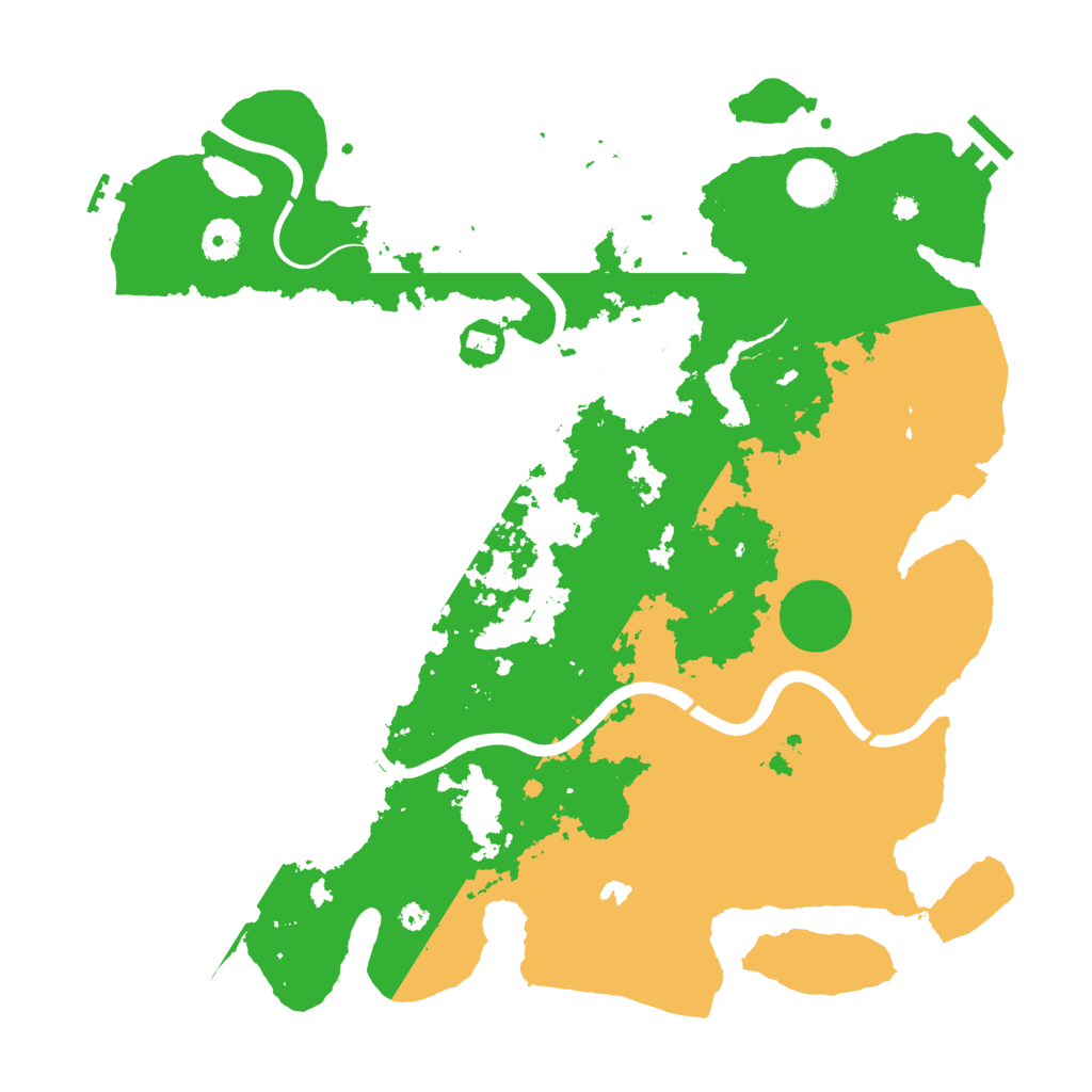 Biome Rust Map: Procedural Map, Size: 4000, Seed: 1152913333