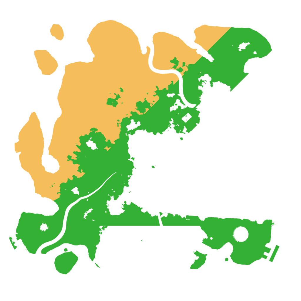 Biome Rust Map: Procedural Map, Size: 3500, Seed: 1603581838