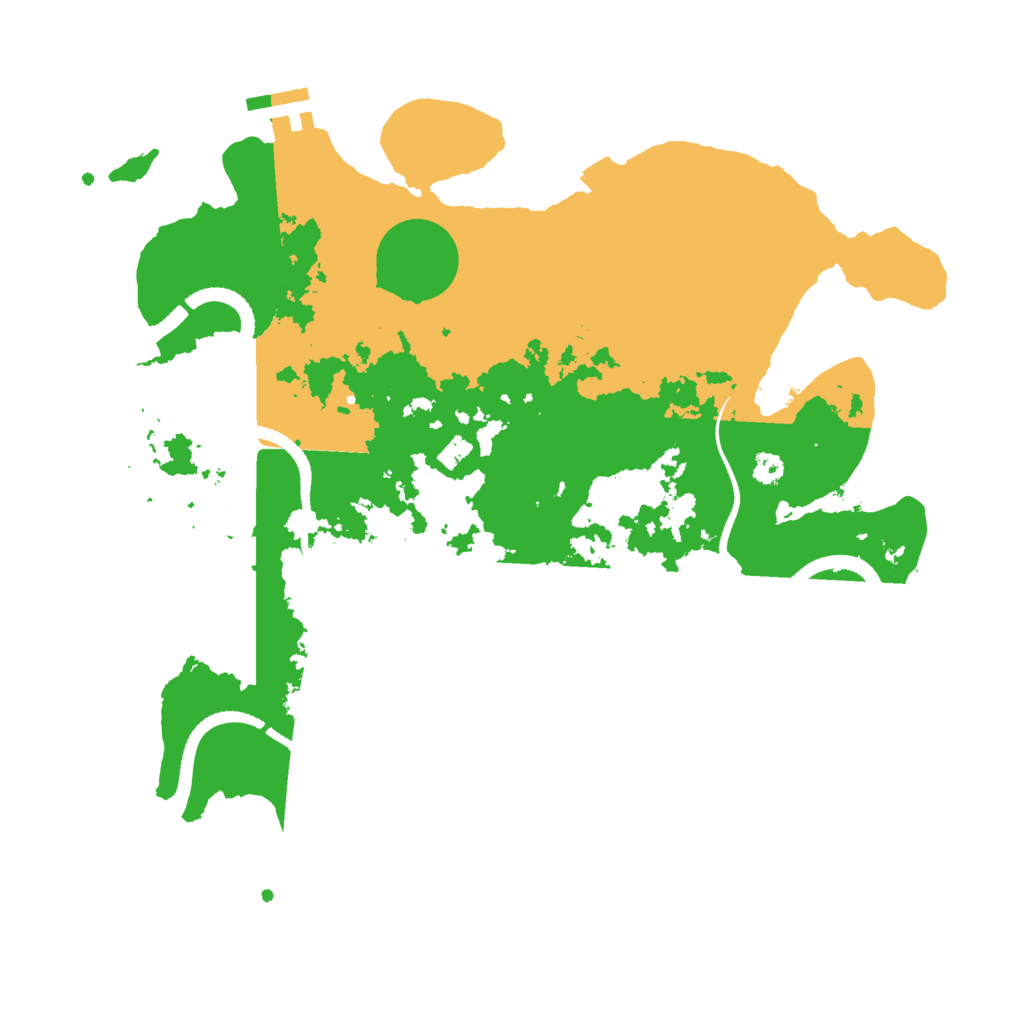 Biome Rust Map: Procedural Map, Size: 3300, Seed: 656444304