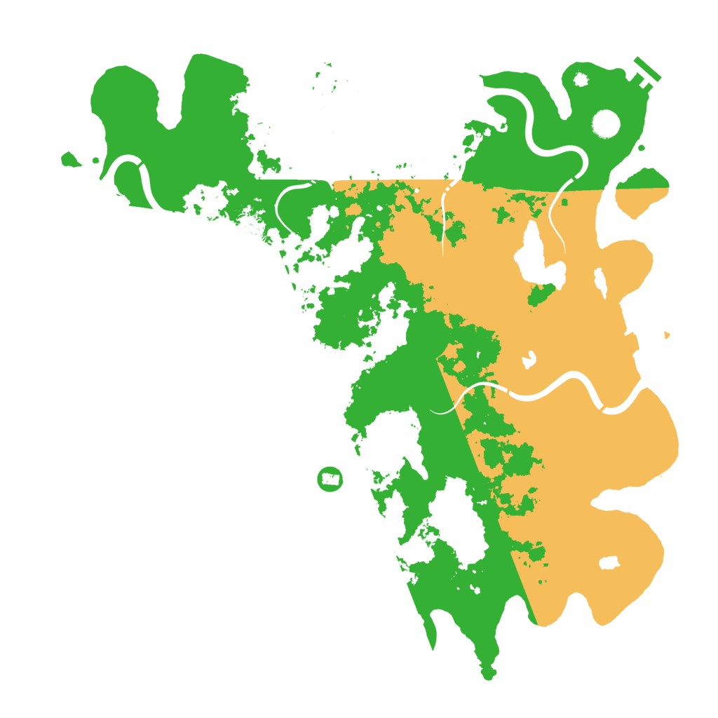 Biome Rust Map: Procedural Map, Size: 4500, Seed: 1485328497