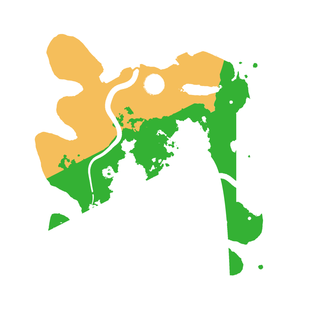 Biome Rust Map: Procedural Map, Size: 2700, Seed: 1773662485