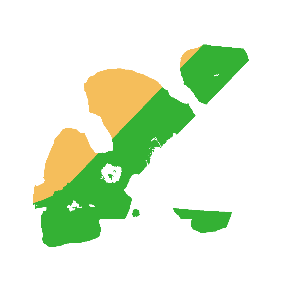 Biome Rust Map: Procedural Map, Size: 1500, Seed: 386935573