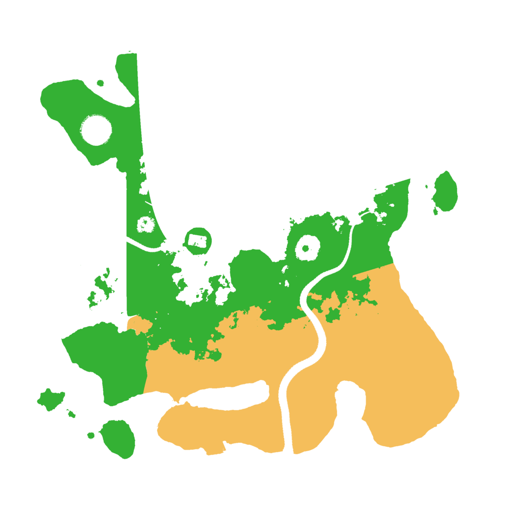 Biome Rust Map: Procedural Map, Size: 3000, Seed: 271242641