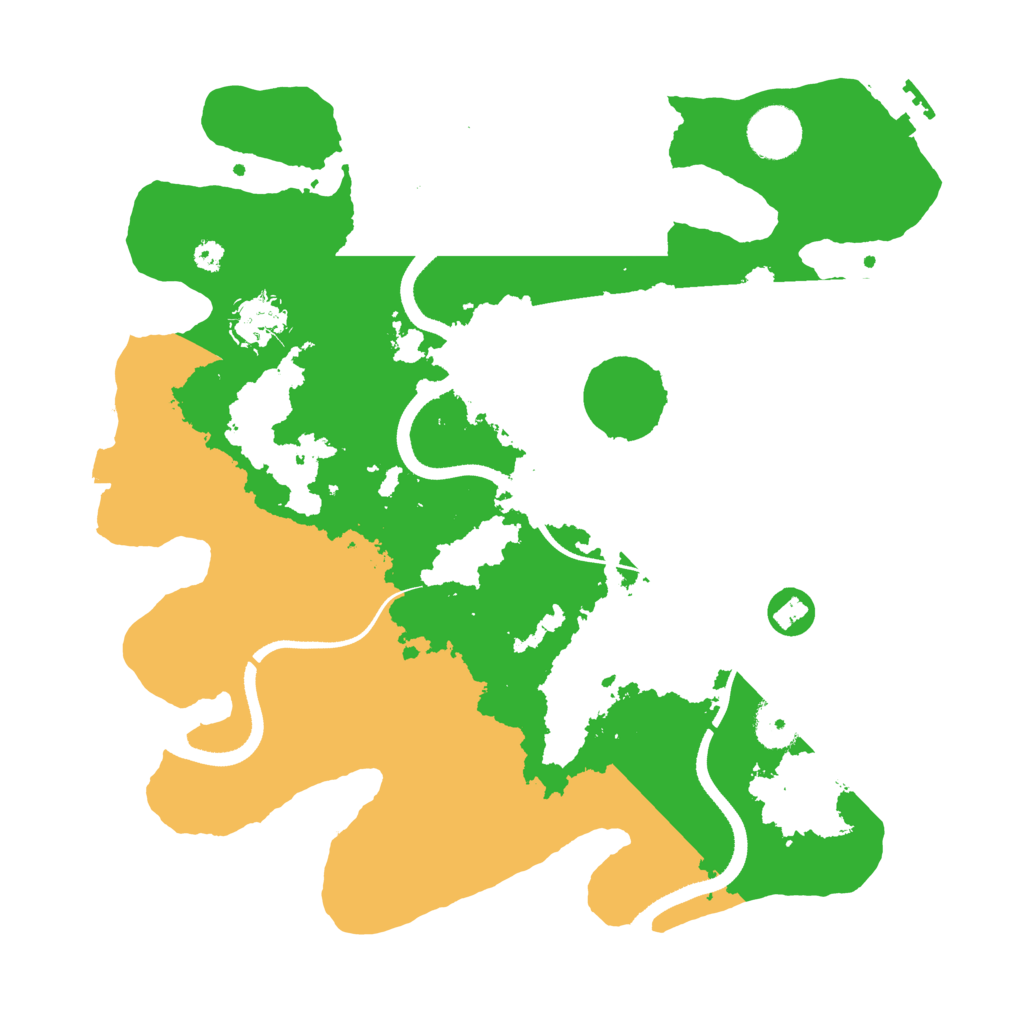 Biome Rust Map: Procedural Map, Size: 3432, Seed: 250021