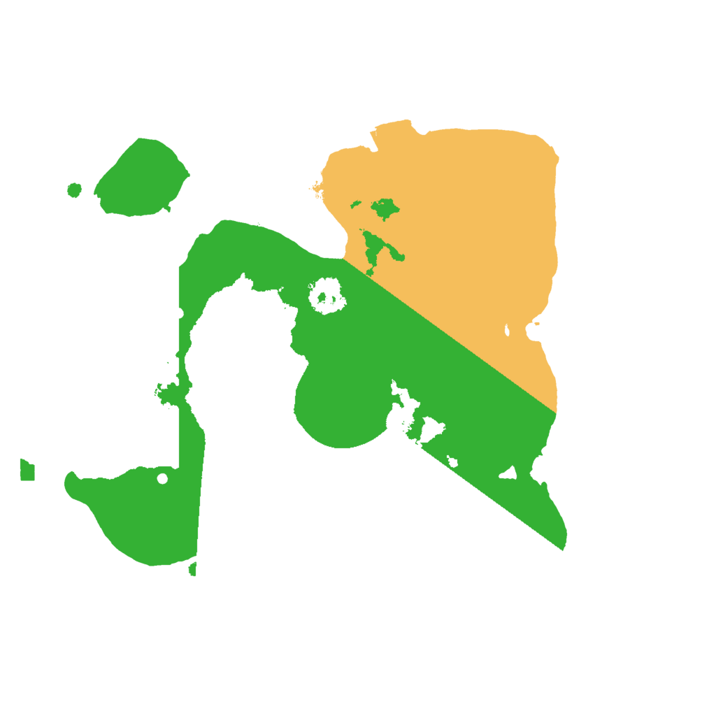 Biome Rust Map: Procedural Map, Size: 2000, Seed: 58531