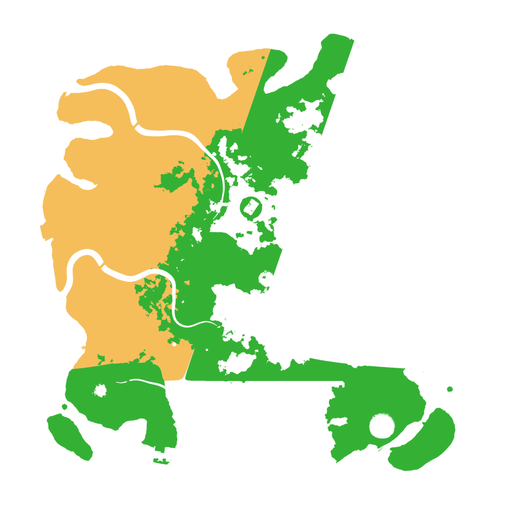 Biome Rust Map: Procedural Map, Size: 3650, Seed: 821192359