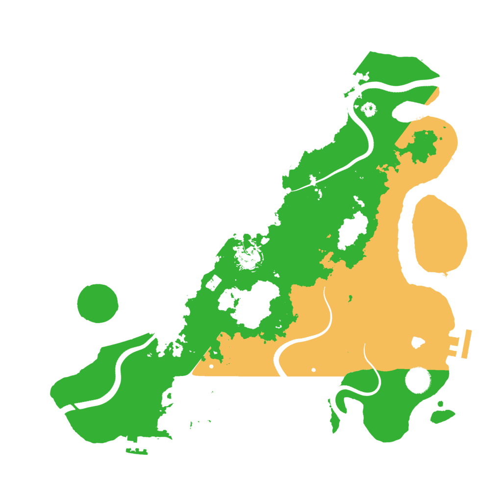Biome Rust Map: Procedural Map, Size: 3500, Seed: 1704119873