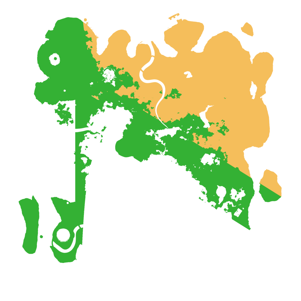 Biome Rust Map: Procedural Map, Size: 4000, Seed: 32236569