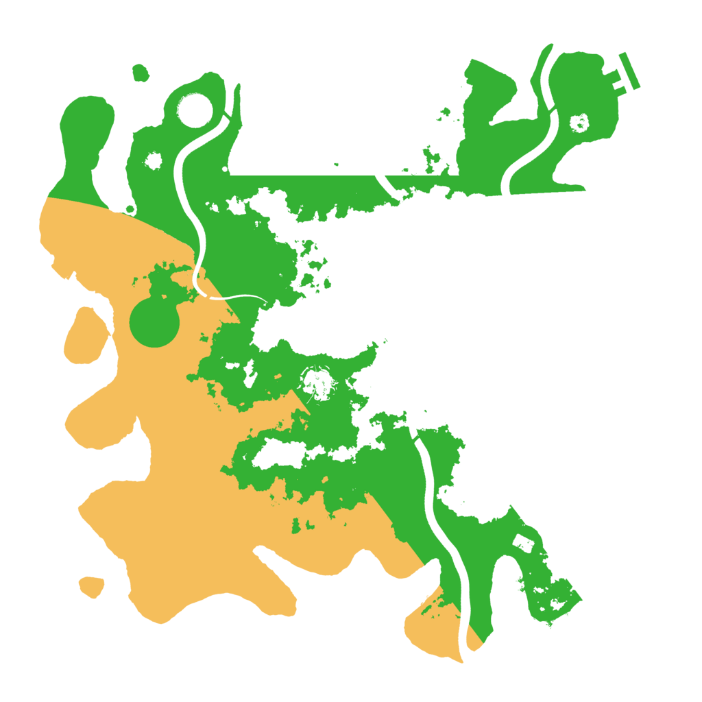 Biome Rust Map: Procedural Map, Size: 3700, Seed: 1894222767