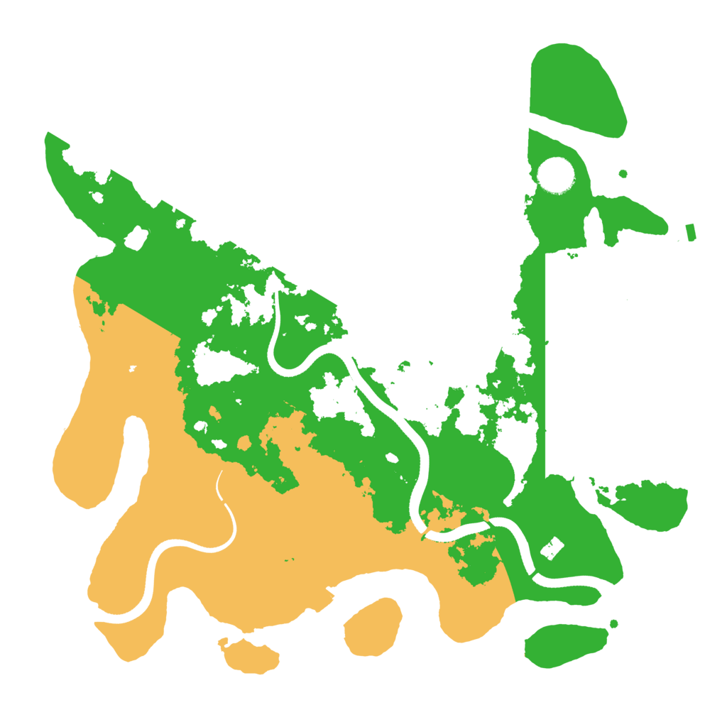 Biome Rust Map: Procedural Map, Size: 3500, Seed: 928041027