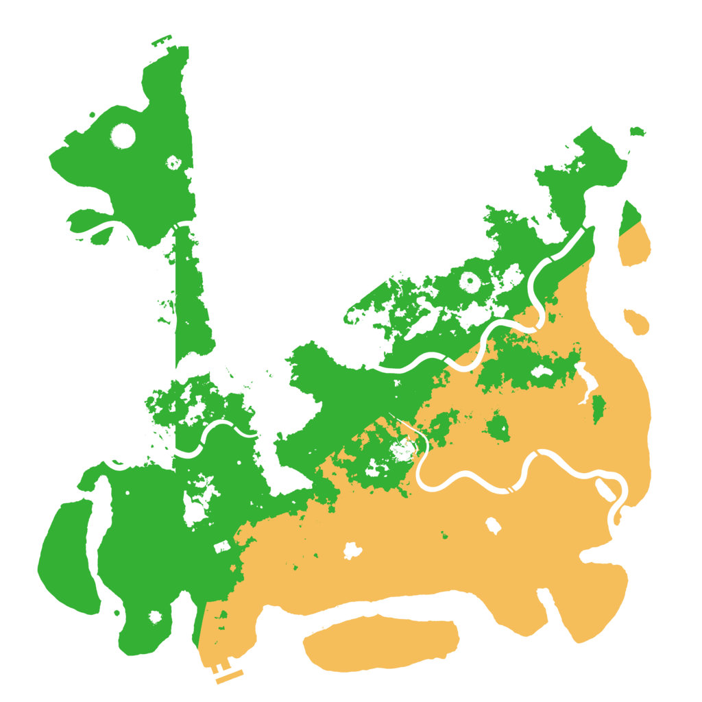 Biome Rust Map: Procedural Map, Size: 5000, Seed: 825743