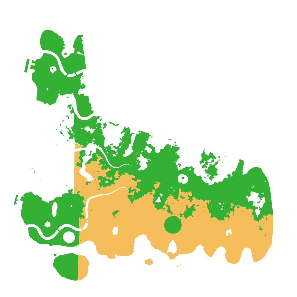 Biome Rust Map: Procedural Map, Size: 4500, Seed: 1847293056