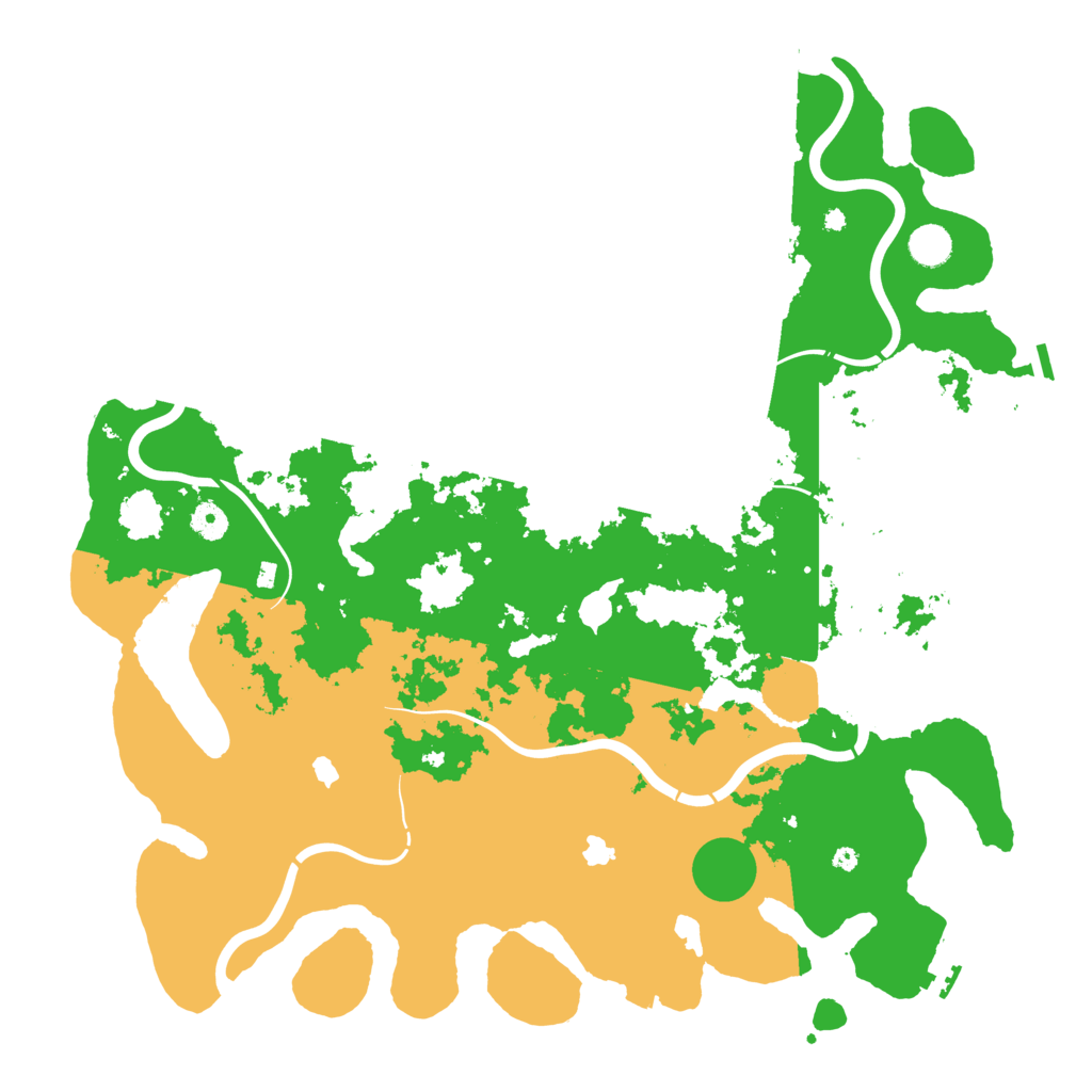Biome Rust Map: Procedural Map, Size: 4500, Seed: 69750893