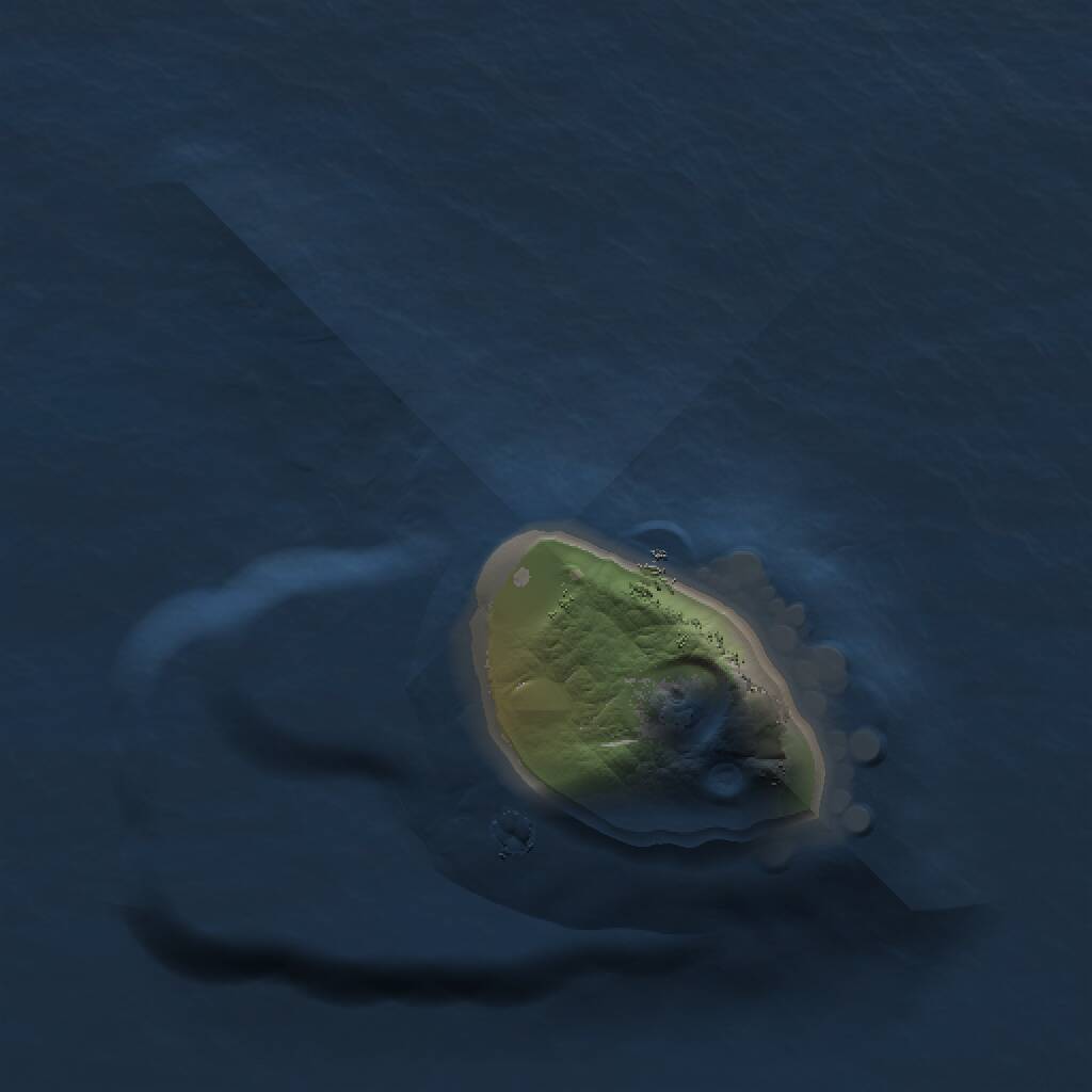 Rust Map: Procedural Map, Size: 1000, Seed: 1435179728, 1 Monuments