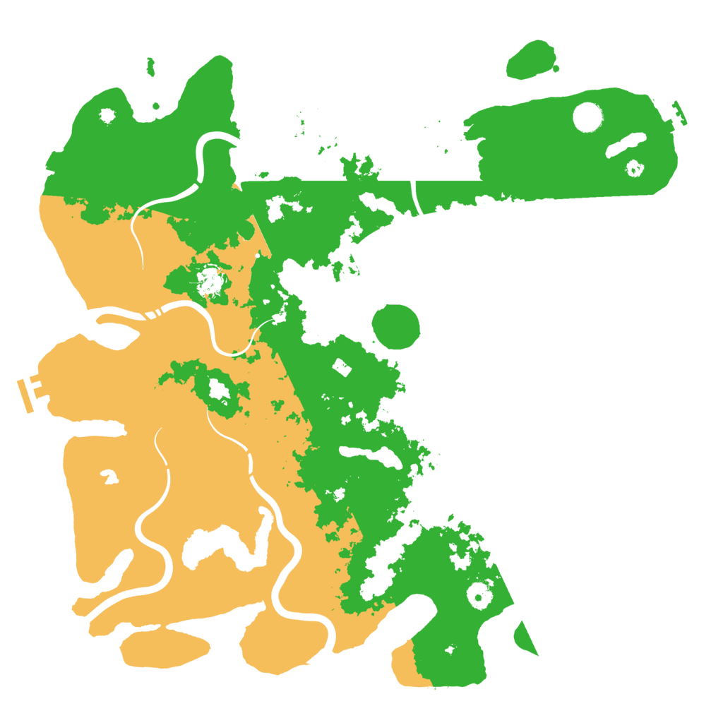 Biome Rust Map: Procedural Map, Size: 4250, Seed: 478495594