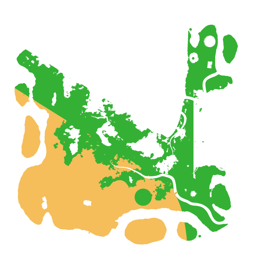 Biome Rust Map: Procedural Map, Size: 4000, Seed: 832621865