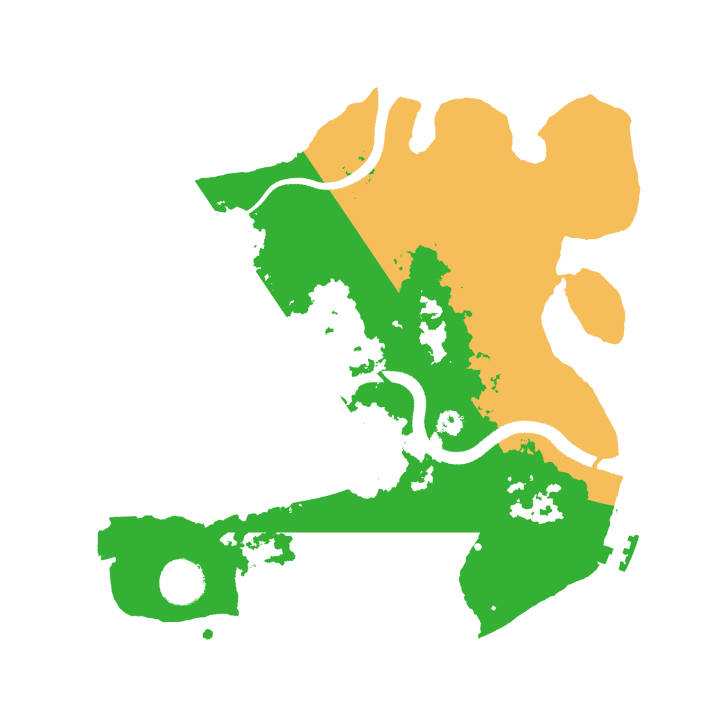Biome Rust Map: Procedural Map, Size: 2800, Seed: 1589885494
